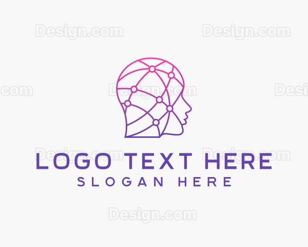 Artificial Intelligence Digital Human Logo