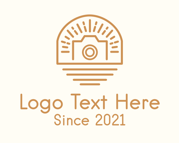 Camera Lens logo example 1