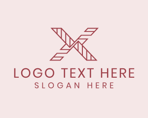 Modern Letter X Outline Company logo