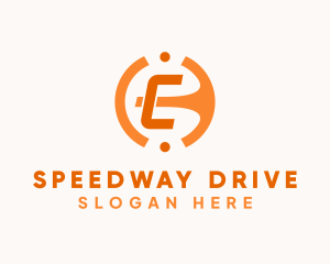 Vehicle Driving Letter C logo