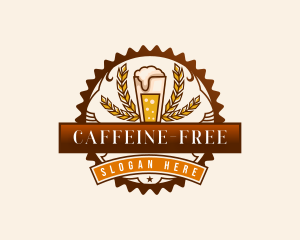 Craft Beer Pint Brewery logo design