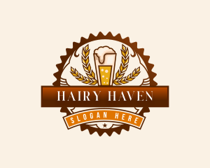 Craft Beer Pint Brewery logo design