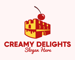 Waffle Cherry Castle Cake logo