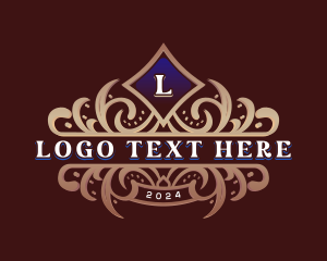 Luxury Decorative Royal Crest  logo