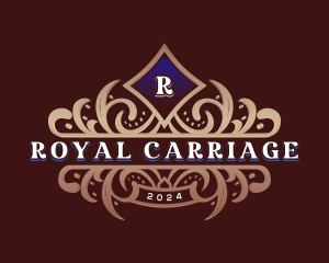 Luxury Decorative Royal Crest  logo design