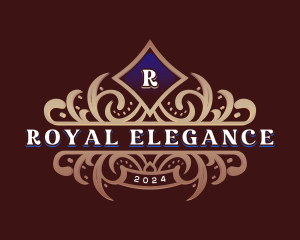 Luxury Decorative Royal Crest  logo design