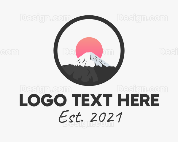 Mount Fuji Japan Logo