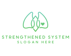 Medical Lungs Clinic logo design