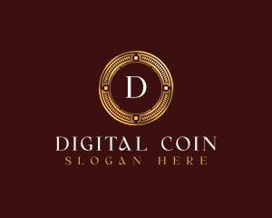 Coin Currency Cash logo design