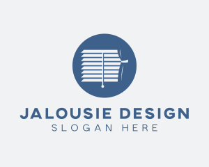 Home Decor Curtain Blinds logo design