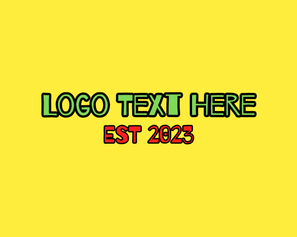 Font logo example 3