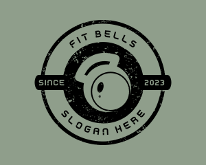 Gym Fitness Kettlebell logo design