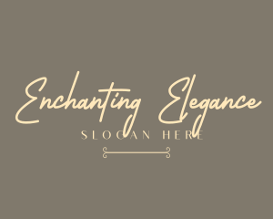 Simple Elegant Signature logo design