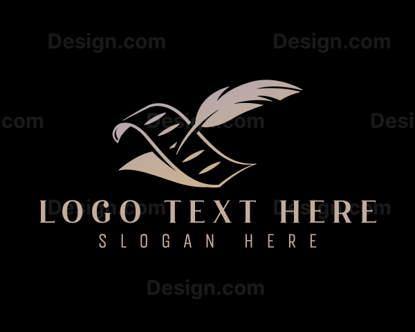 Quill Pen Paper Logo