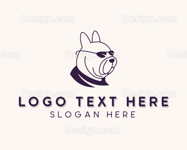 Dog Pet Bulldog Logo