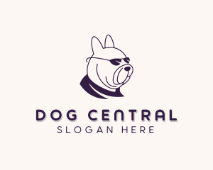 Dog Pet Bulldog  logo design