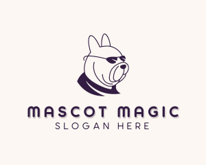 Dog Pet Bulldog  logo design