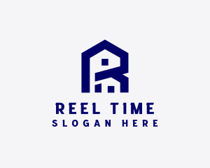 House Builder Real Estate logo design