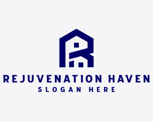 House Builder Real Estate logo design