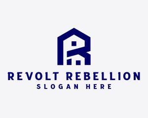 House Builder Real Estate logo design