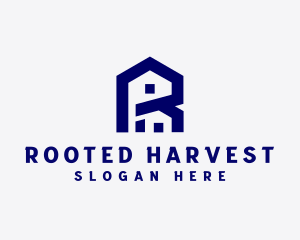 House Builder Real Estate logo design