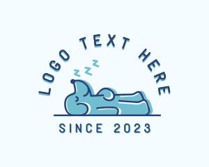 Sleeping Dog Puppy logo