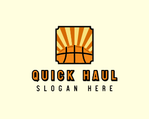 Basketball Sun Sport  Logo