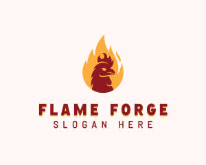 Flame Grilled Chicken  logo design