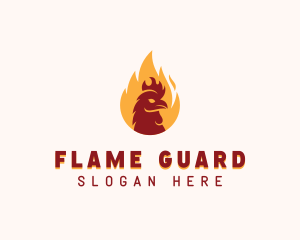 Flame Grilled Chicken  logo design