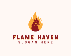 Flame Grilled Chicken  logo design