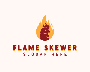 Flame Grilled Chicken  logo design