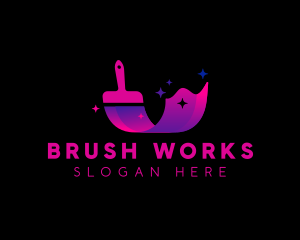 Paint Brush Refurbish logo design