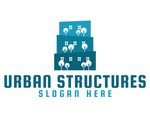 Urban Tree Building logo design