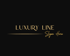 Luxury Business Signature logo design