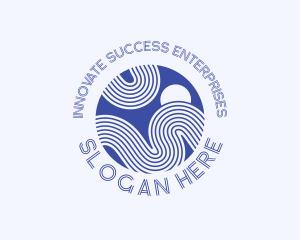 Modern Waves Software logo design