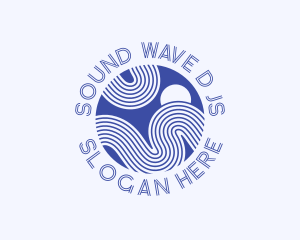 Modern Waves Software logo design