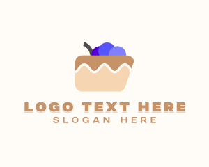 Blueberry Cake Dessert logo