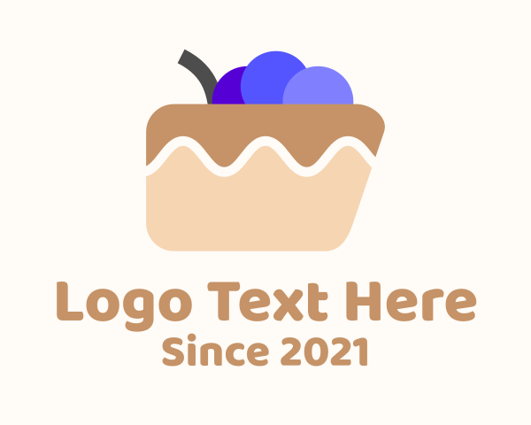 Cake Slice logo example 1