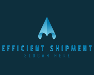 Plane Logistics Courier logo design