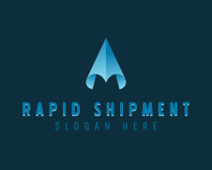 Plane Logistics Courier logo design