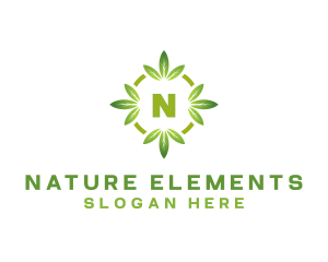 Nature Leaf Farm logo design