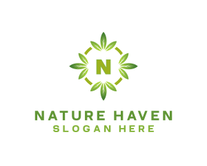 Nature Leaf Farm logo design