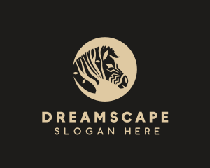 Zebra Tree Face logo design