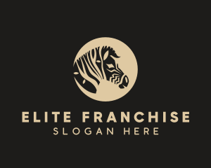 Zebra Tree Face logo design