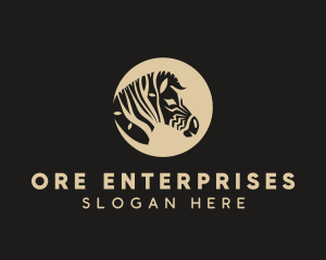 Zebra Tree Face logo design