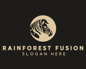 Zebra Tree Face logo