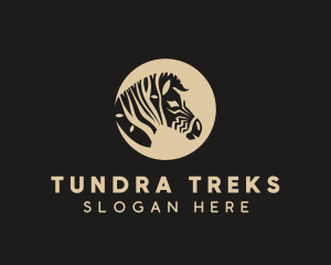 Zebra Tree Face logo design