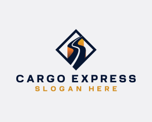 Logistics Express Highway logo design