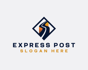 Logistics Express Highway logo design