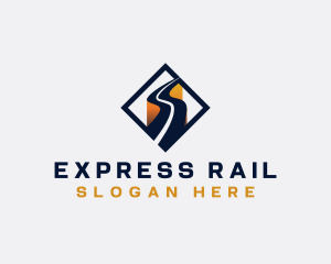 Logistics Express Highway logo design